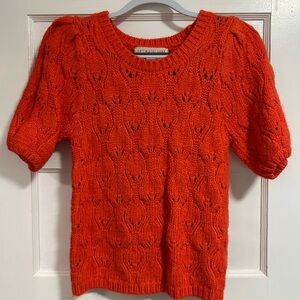 Saltwater LUXE Women's Orange Knit Sweater